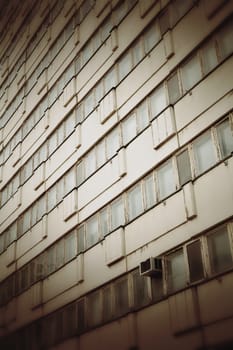 dilapidated office building in Berlin city centre