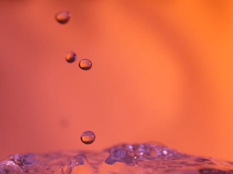 Abstract Colors colliding drops different fluids funds forms