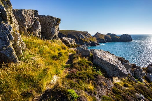 Pointe de Dinan, Crozon peninsula, Departement Finistere, Brittany, France