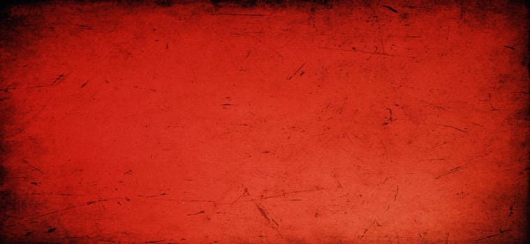 Red background with black vignette around the edges. Grunge style. Strokes and scratches.