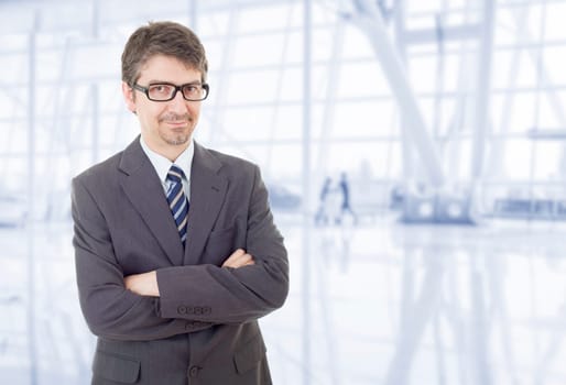 young business man portrait at the office