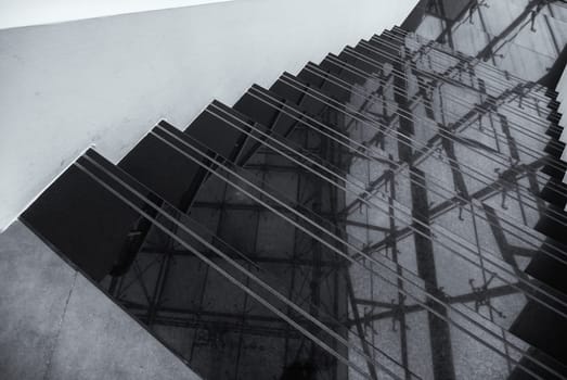 Interior architecture detail in a modern building