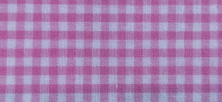 pink plaid fabric. White-pink stripe intersections. Kitchen Curtain Fabric.
