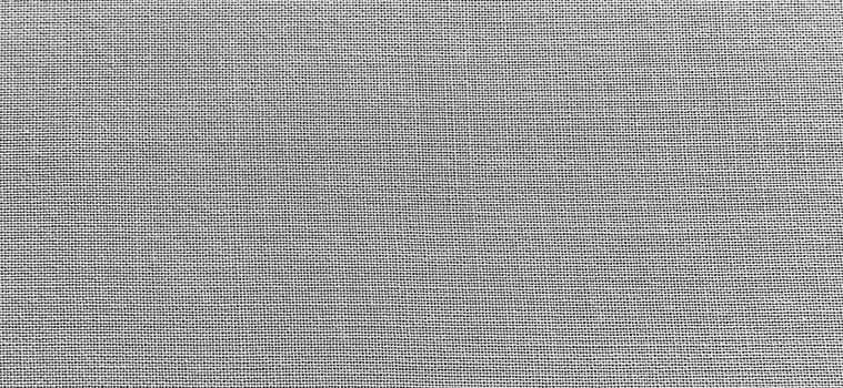 gray background of intertwined threads and rows. Banner. Fabric texture with uneven surface.