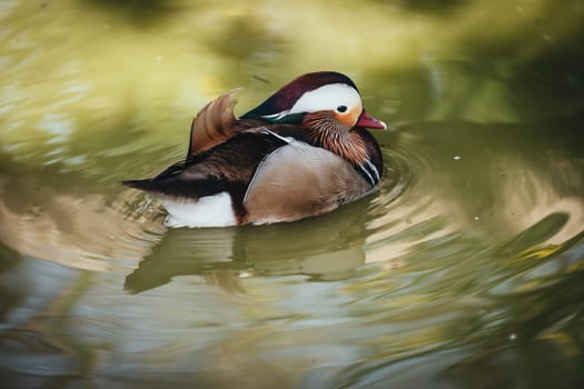 Birds in its natural dwelling