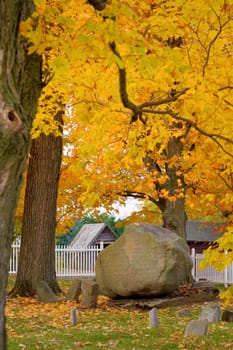 Quaker Cementery in Grand Isle, Vermont.