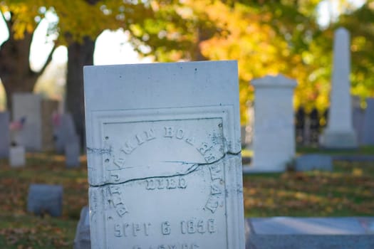 Quaker Cemetery in Grand Isle, Vermont.