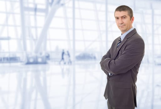 young business man portrait at the office