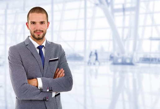 young business man portrait at the office