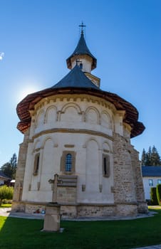 Orthodox monastery of Putna in Bucovina, Romania. Unesco Heritage