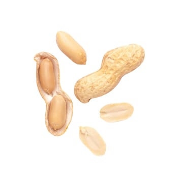 Organic peanuts, healthy food or ingredients, tasty snacks, vegan protein food supplement