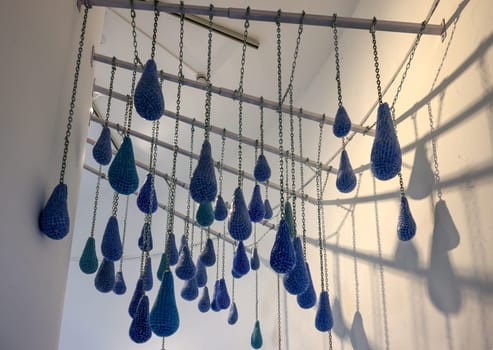 Venice, Italy - September 6, 2022: 59th Venice Art Biennale in Venice. After Dreams: I Dare to Defy the Demage by artist Zsofia Keresztes at the Hungarian pavilion