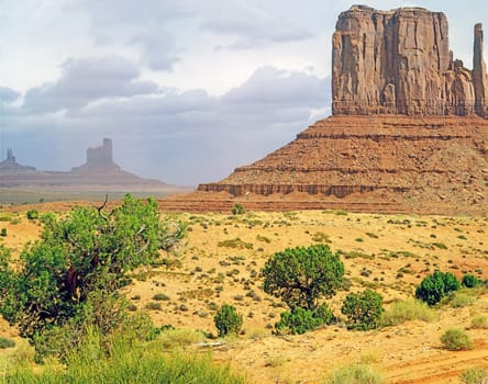 Mittens in Monument Valley, Arizona