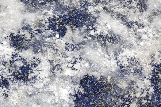 Detail of snowy and frozen ground in the city