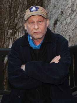 Bernd Michael Lade Regisseur und Hauptdarsteller vom Film Der Zeuge bei Vorpremiere am 01.03.2023 im Moritzhof Magdeburg