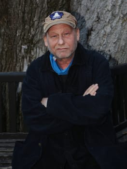 Bernd Michael Lade Regisseur und Hauptdarsteller vom Film Der Zeuge bei Vorpremiere am 01.03.2023 im Moritzhof Magdeburg