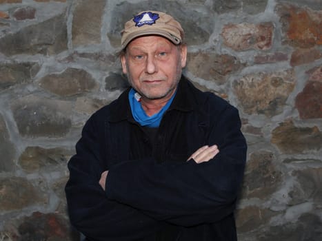 Bernd Michael Lade Regisseur und Hauptdarsteller vom Film Der Zeuge bei Vorpremiere am 01.03.2023 im Moritzhof Magdeburg