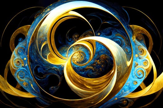 Fantastic symbol image with a representation for infinity.