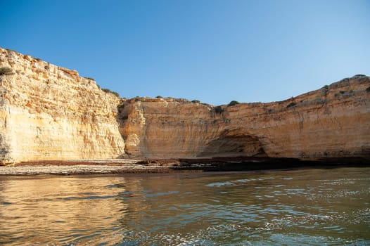 Rock formations on the Algarve coast