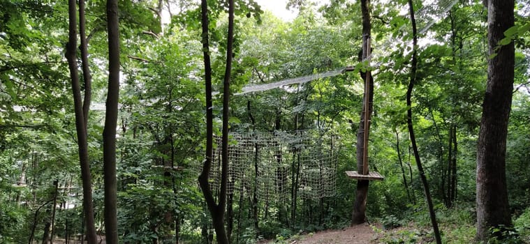 Go Ape Adventure. Located in national parks and local recreational facilities, Wooden and rope structures for movement
