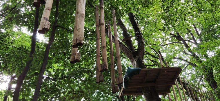 Go Ape Adventure. Located in national parks and local recreational facilities, Wooden and rope structures for movement