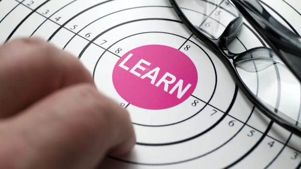 Finger tapping on learn target