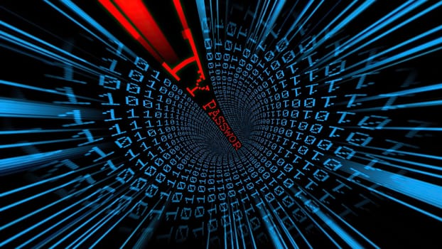 Drive through  the password security  data tunnel,Drive through  the password security  data tunnel