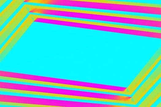 Vibrant abstract geometric background with bold cyan, pink, and yellow gradient stripes. Modern minimalistic design with dynamic diagonal lines creating a futuristic and colorful visual effect. Perfect for banners and digital artwork.