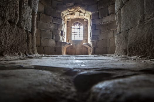 Granadilla castle interior. Medieval town evacuated in 1965, know being rehabilitated. Caceres, Spain