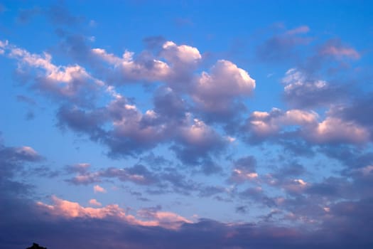 Clouds at sunset