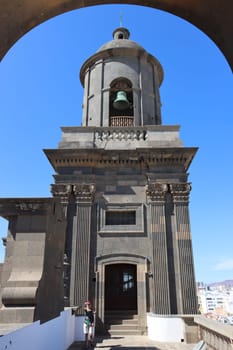 Blick vom Kirchturm der Santa Ana Kathedrale über Las Palmas, Gran Canaria, Spanien