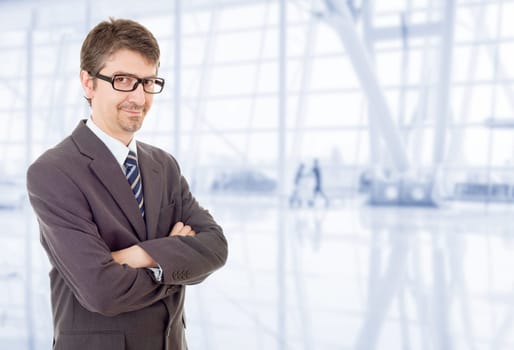 young business man portrait at the office