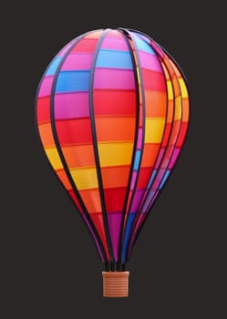Wind chime, wind chime balloon, a balloon that can turn in the wind. A decorative element.