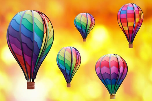 Wind chime, wind chime balloon, a balloon that can turn in the wind. A decorative element.