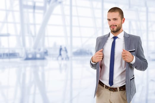 young business man portrait at the office