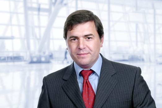 young businessman portrait at the office