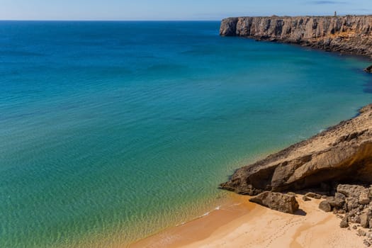 Cliffs in Sagres coast. Algarve, Portugal