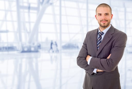 happy business man portrait at the office