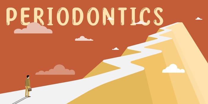 Handwriting text Periodontics, Conceptual photo a branch of dentistry deals with diseases of teeth, gums, cementum