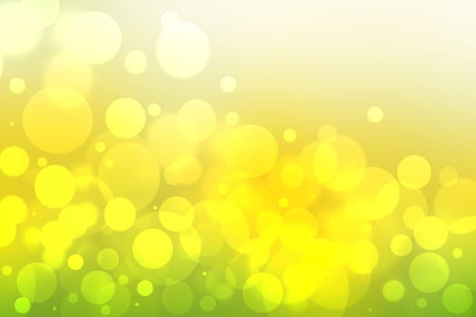 Abstract fresh delicate gradient green light and yellow pastel spring or summer bokeh background. Beautiful texture.