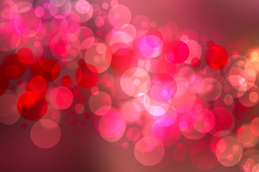 Abstract festive blurred red pink magenta background with light pink bokeh for wedding card or Valentine day.  Romantic textured backdrop with space for your design. Card concept.