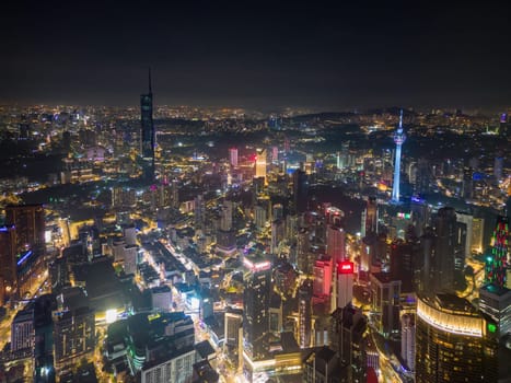 Bukit Bintang, Kuala Lumpur, Malaysia - Nov 29 2022: The busy nightlife of Bukit Bintang is a hotspot for tourists and locals alike