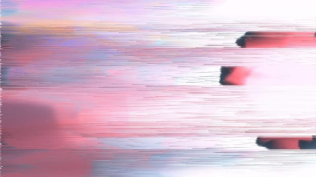 Pixel sort pattern line space background. 2D layout illustration