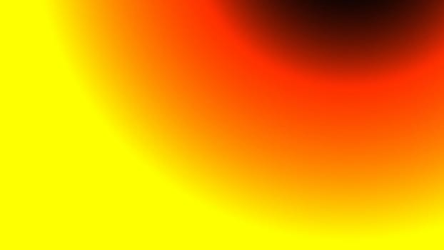 Orange color radial from top right corner background. 2D layout illustration