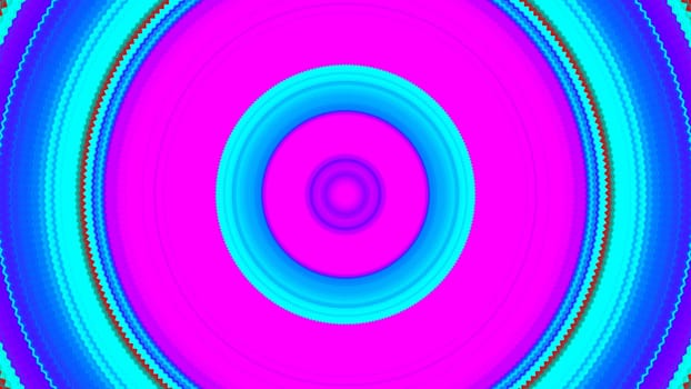 Circle radio wave background effect. 2D layout illustration
