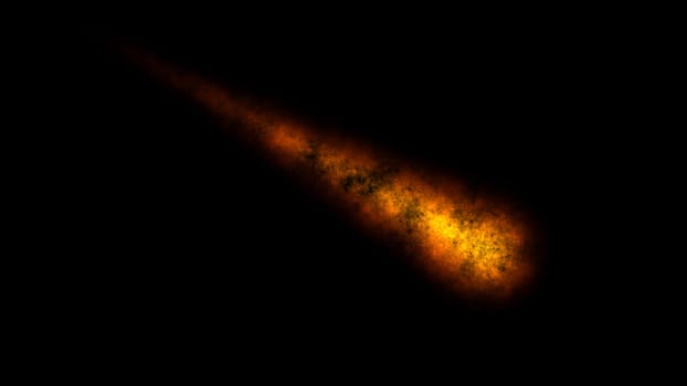 Orange color laser motion background. 2D layout illustration