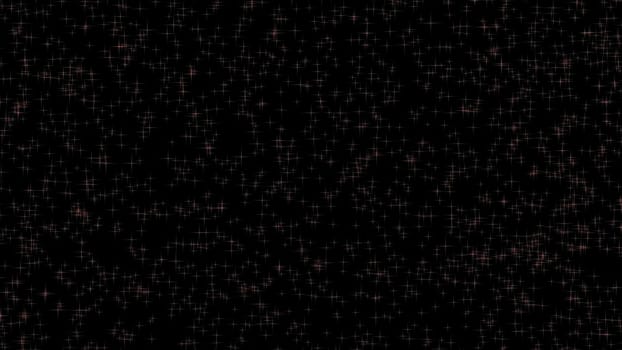 Red glitter star glow background. 2D layout illustration