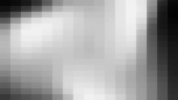 Square shape of black and white color in gradient pattern. 2D layout illustration