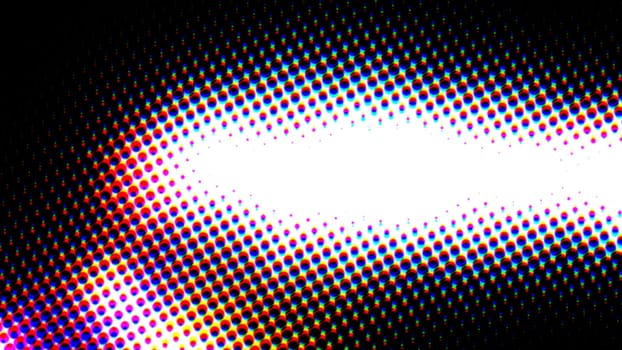 Halftone dot gradient background. 2D layout illustration