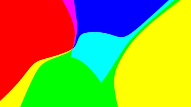 Posterized paint gradient color background. 2D layout illustration